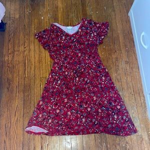 A Christopher and banks July 4 dress with flowers